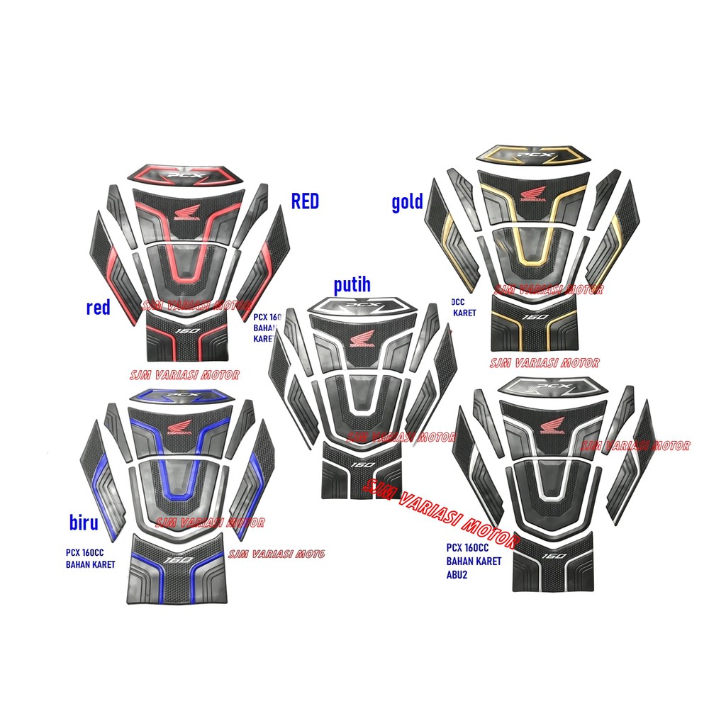 TANKPAD PCX 160 bahan karet tankpad honda all new pcx 160 tahun 2021 bahan karet