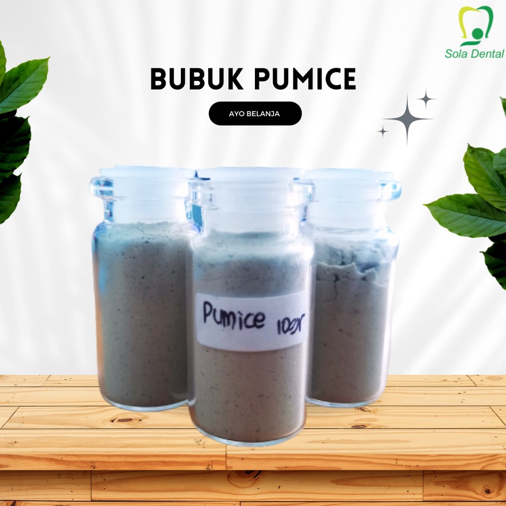 Bubuk Pumice 10 gram Dental