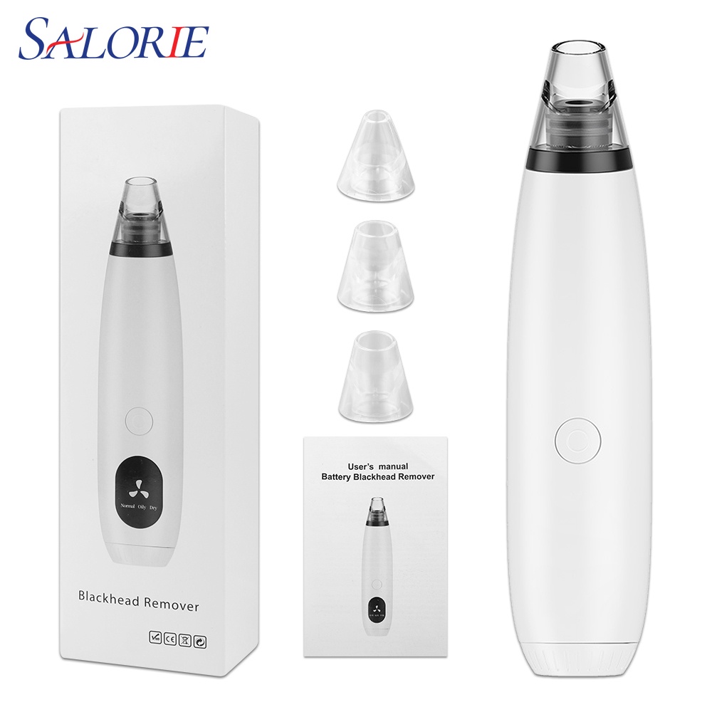 SaLorie Face Clean Pore Vacuum Blackhead Remover Skin Care Acne Pimple Removal Vacuum Suction Facial Diamond Dermabrasion Tool Machine P00247