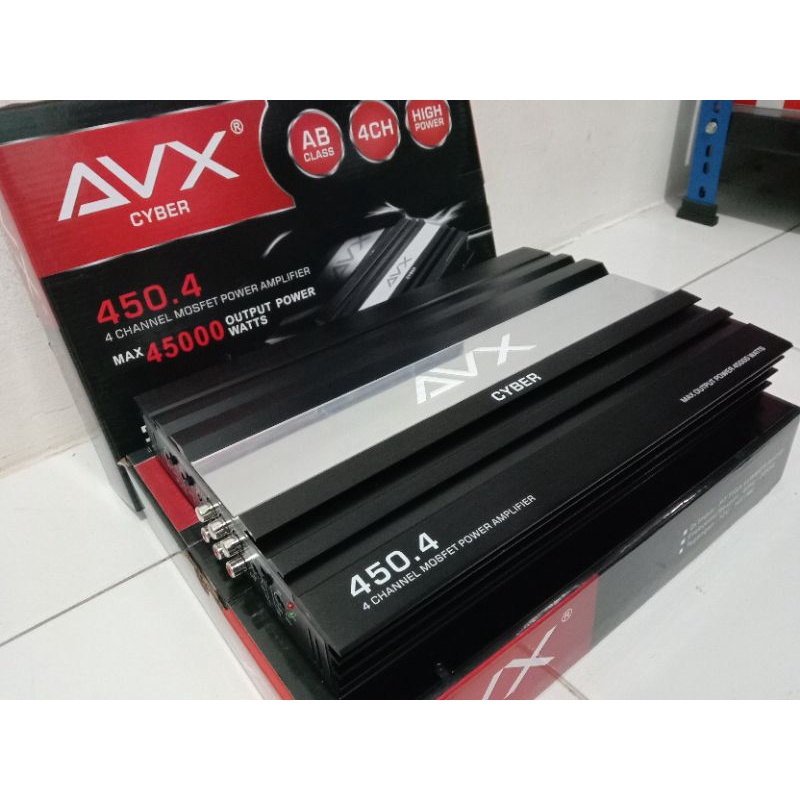 Power amplifier AVX Cyber 450.4 4channel 45.000w