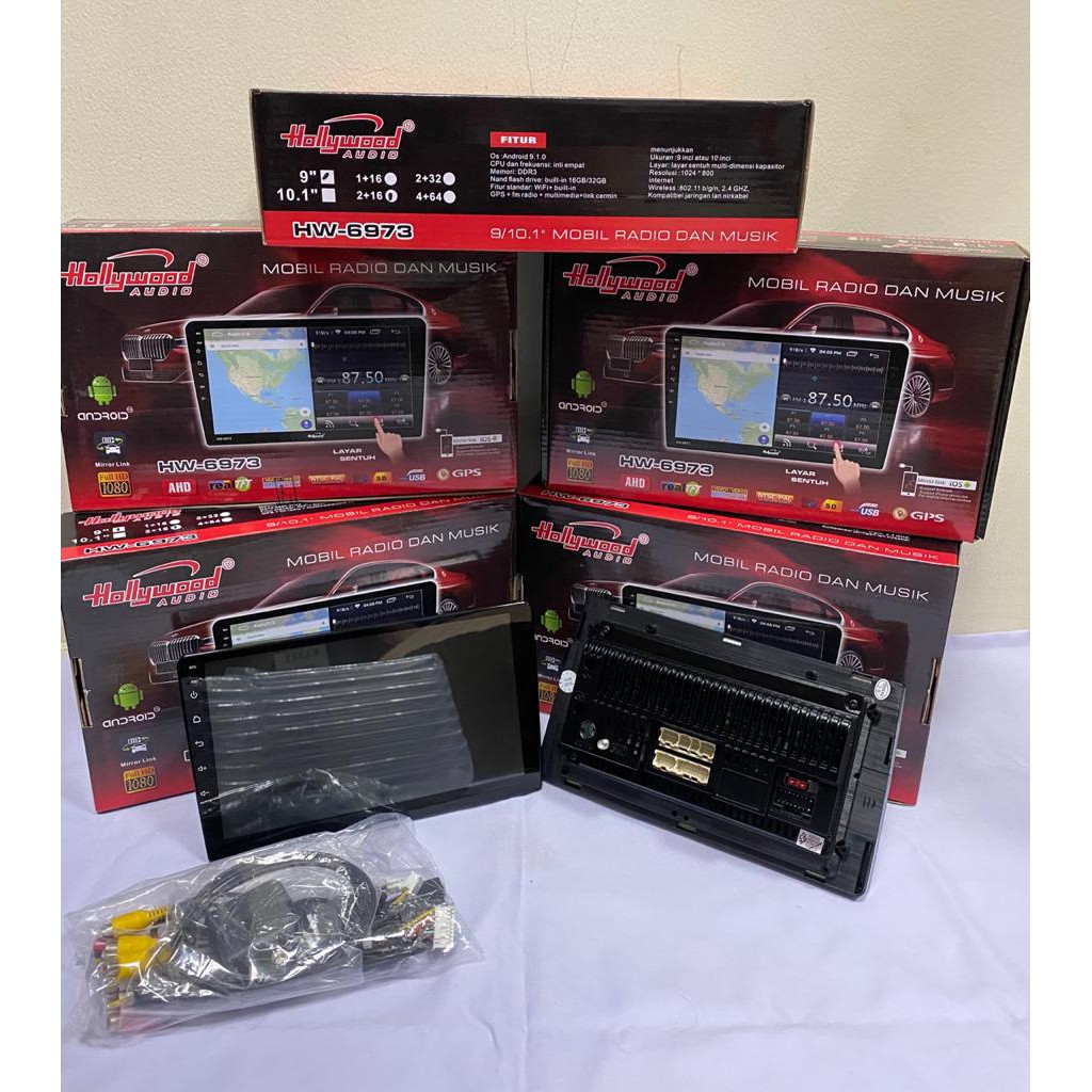 Head Unit Android Hollywood HW-6973 9 inch