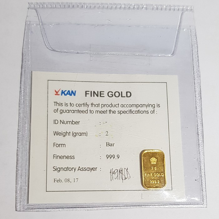 Star Gold Logam Mulia Antam Retro Berdiri ( LM ) 2GR 2 Gram-4