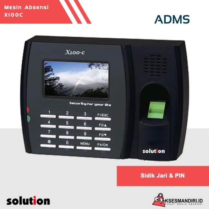

Mesin Absensi Fingerprint Solution X100C