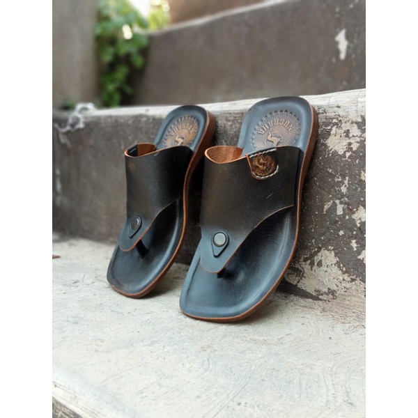 sandal pria kulit sapi asli sandal kulit asli