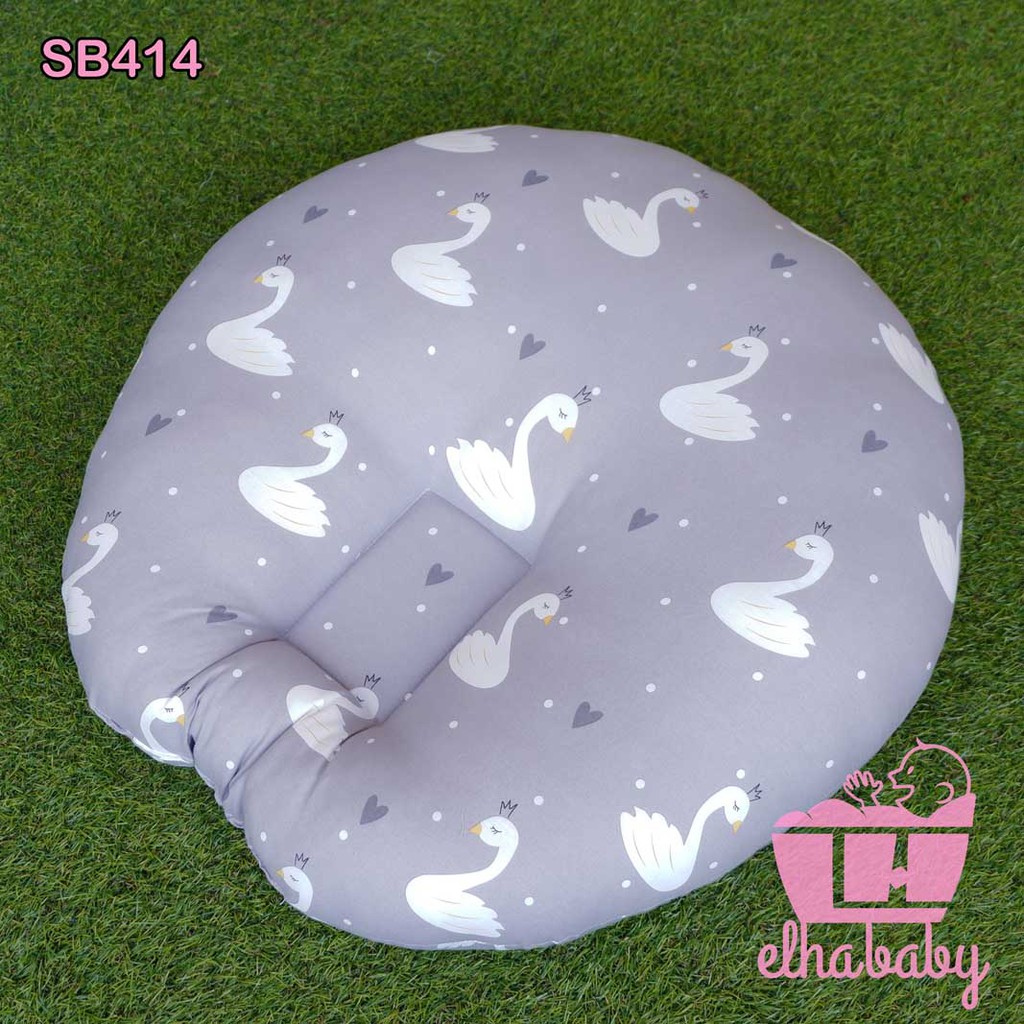 ELHA BABY GROSIR READY STOCK - Sofa Bayi Newborn Baby Lounger Motif kasur bayi menyusui matras