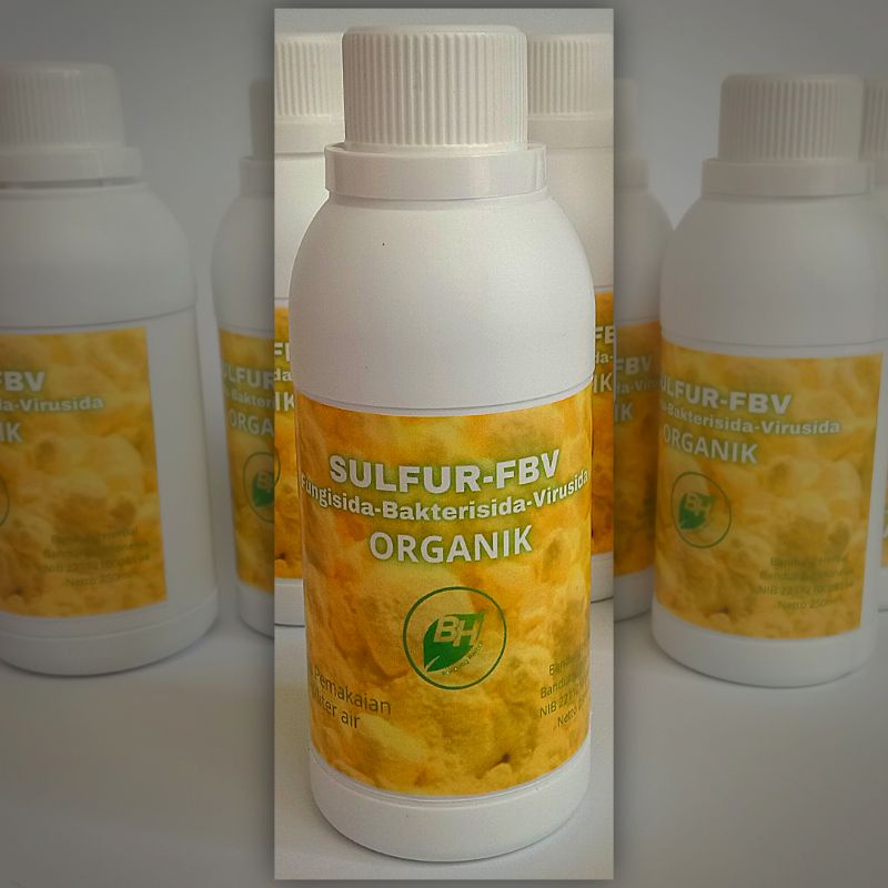 Sulfur pertanian organik. Fungisida Bakterisida Virusida 250ml