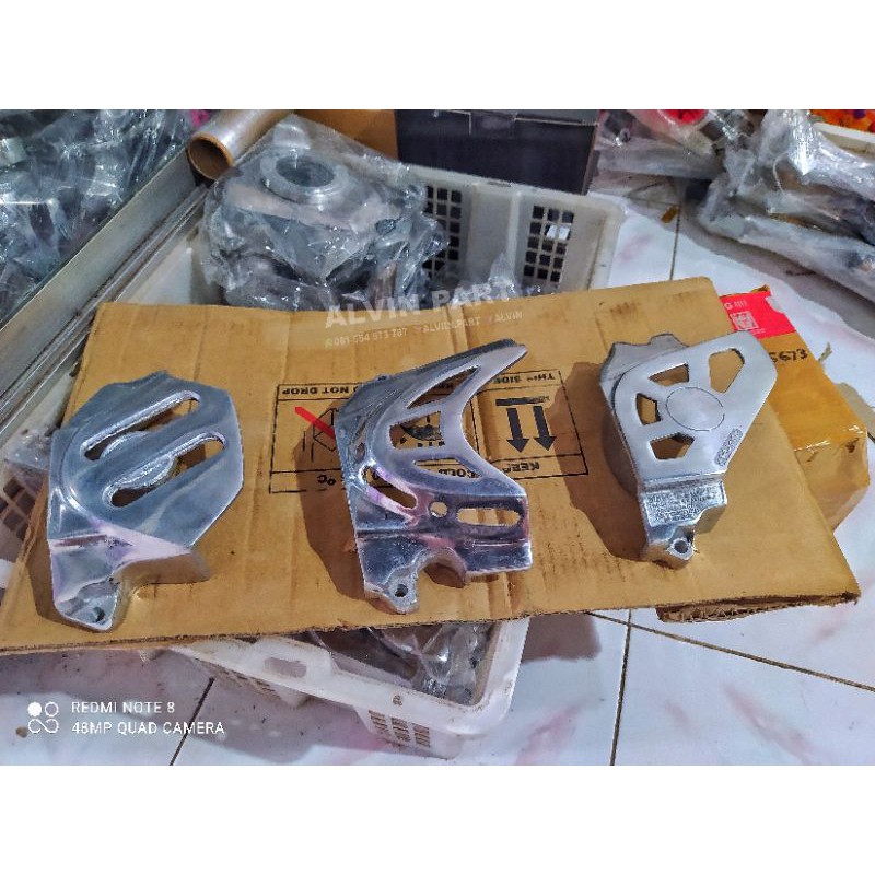 TUTUP RANTAI GER GIR GEAR DEPAN TIGER COAK MOTIF CRF FTR 223 FTR223 PNP GL PRO MAX MEGAPRO TIGER
