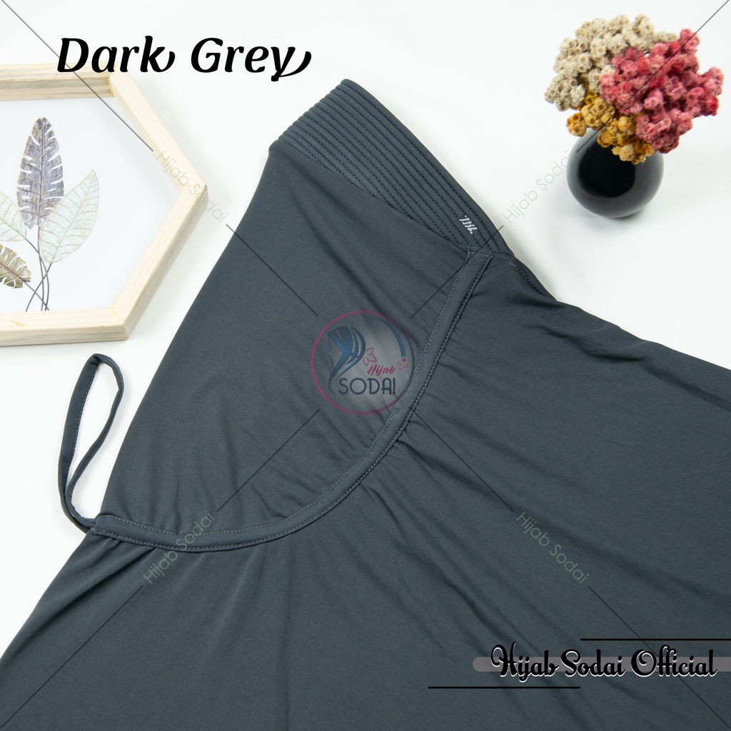 KHIMAR SERUT JOKOWI M | BERGO ADIBA UKURAN M-Dark Grey