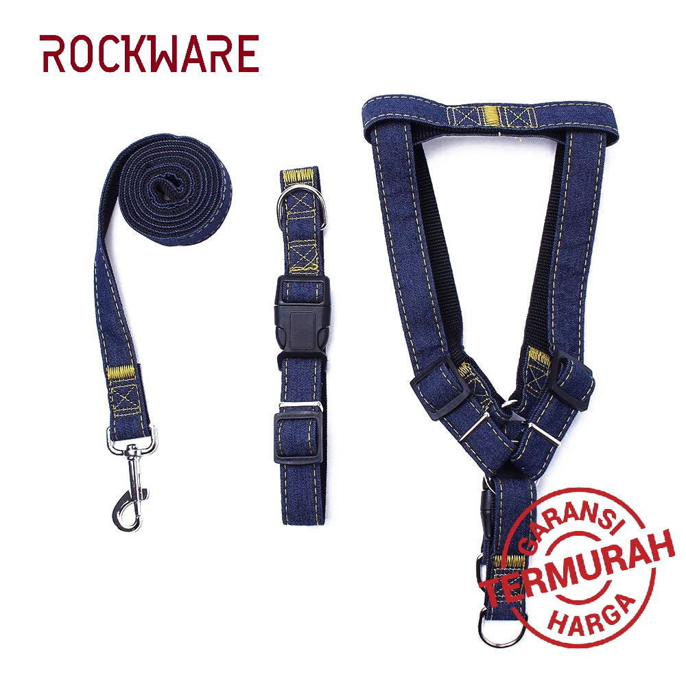 AKN88 - ROCKWARE Dog Leash Adjustable Kalung Tali Hewan Peliharaan