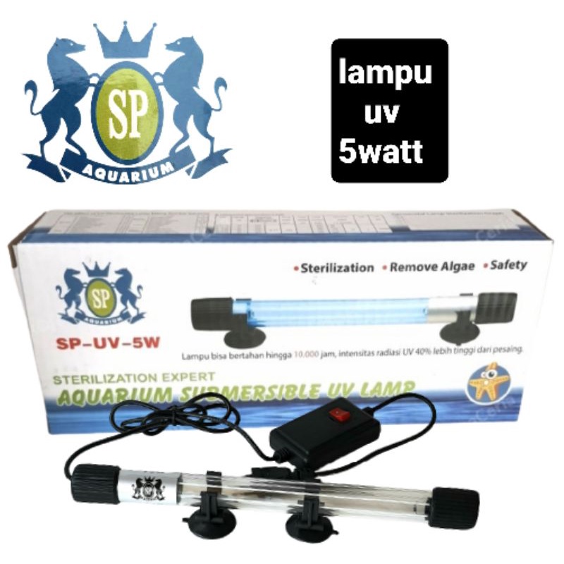 LAMPU UV 5 WATT LAMPU UV SP 5WATT LAMPU ULTRAVIOLET AQUARIUM KOLAM