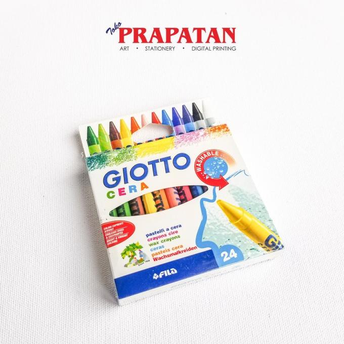 

PERALATAN MENGGAMBAR CRAYON GIOTTO CERA 24 WARNA / GIOTTO WAX CRAYONS PERALATAN LUKIS