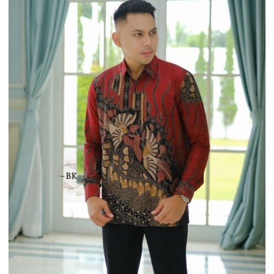 BAJU BATIK PRIA PREMIUM MOTIF TERLARIS BATIK ORI NS SOLOAN LENGAN PANJANG PENDEK BATIK JUMBO SLIMFIT