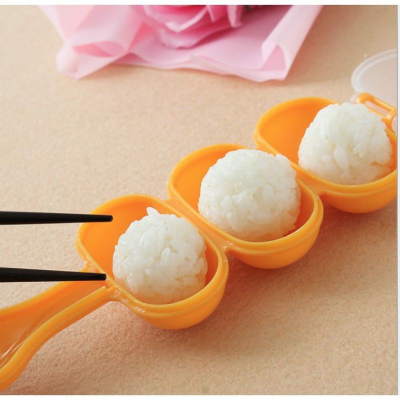 ~ PIYOSHI08 ~ Cetakan Bento Nasi Mini Bola Bulat Bundar Sushi Shake / Rice Ball Mold Shaker Round Shape PD112