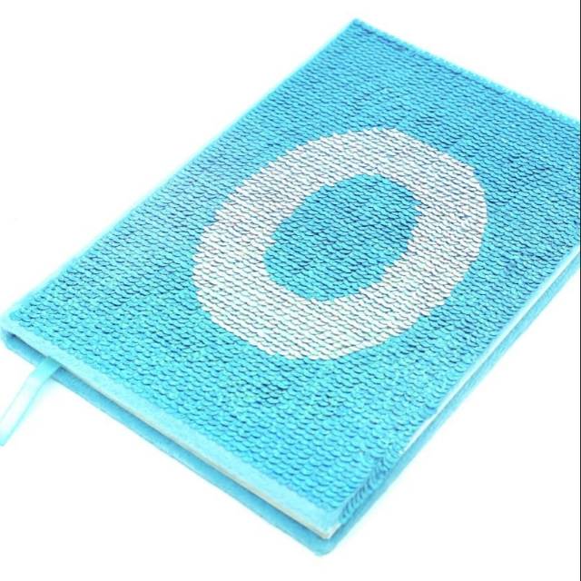 

Notebook Alphabet Sequin (Dua design cover) 7313