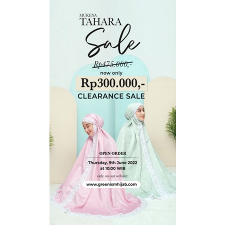 [ALL VARIAN] MUKENAH TAHARA by GREENISM