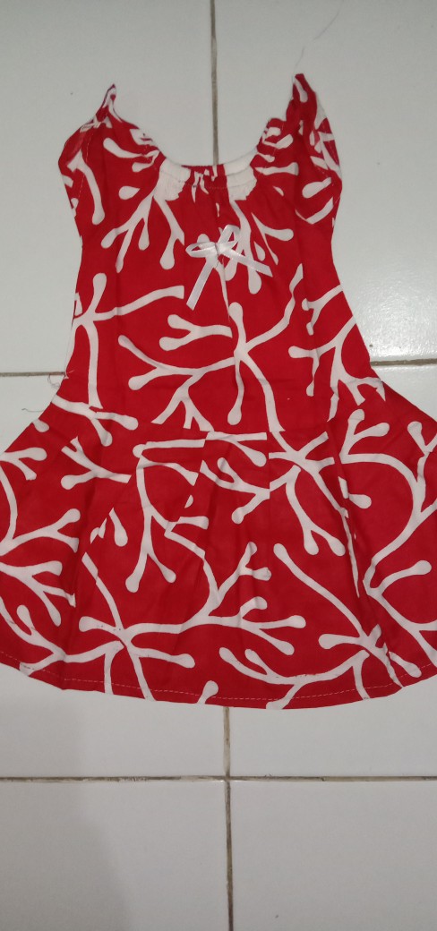 Baju Harian Anak / Dress Batik Anak / Baju Tidur Anak 6 Bln - 2th
