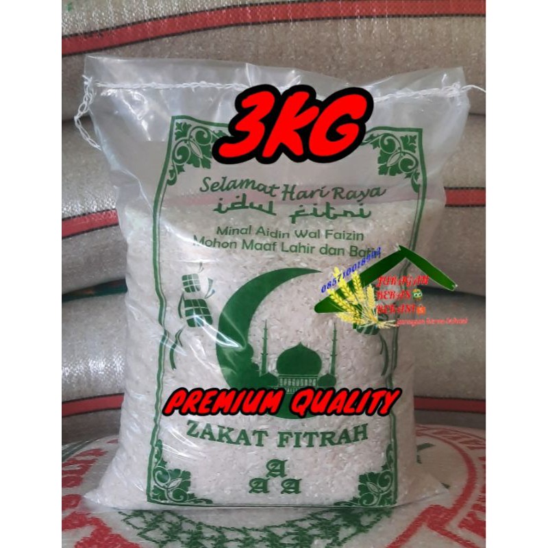 

BERAS PREMIUM 3KG. BUAT ZAKAT LEBIH BAGUS