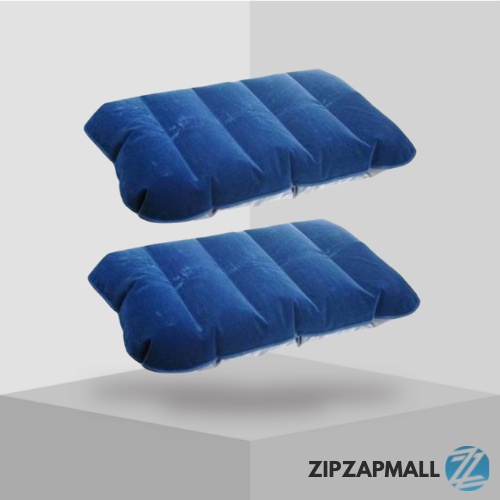 Bantal Angin Inflatable PVC Neck Pillow High Rest / Bantal Angin Tiup Kecil Outdoor / Bantal Tiup An