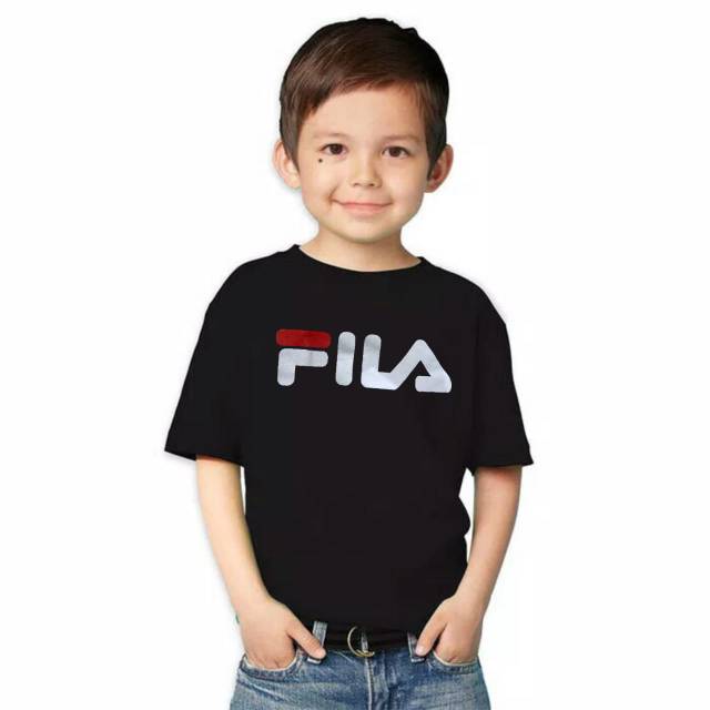 HOT PROMO BAJU ANAK PRIA KAOS DISTRO FILA  BAJU TERMURAH 