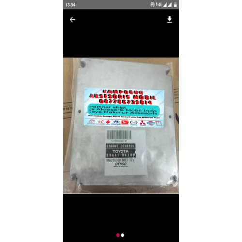 Jual Ecu Komputer Untuk Mobil Toyota Hilux Diesel 89661-0KX80 Original Murah