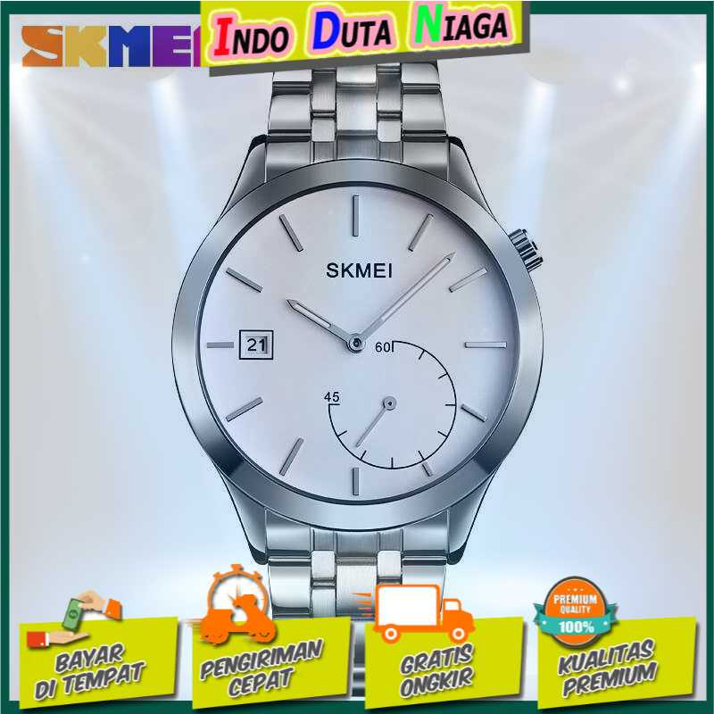 IDN - SKMEI Jam Tangan Analog Pria Strap Stainless Steel - 1581