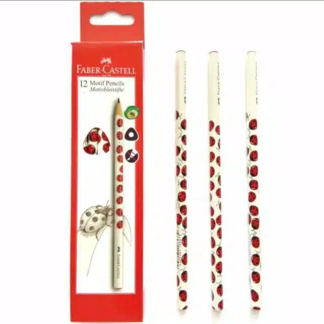 

Pensil motif lady bugs faber castell