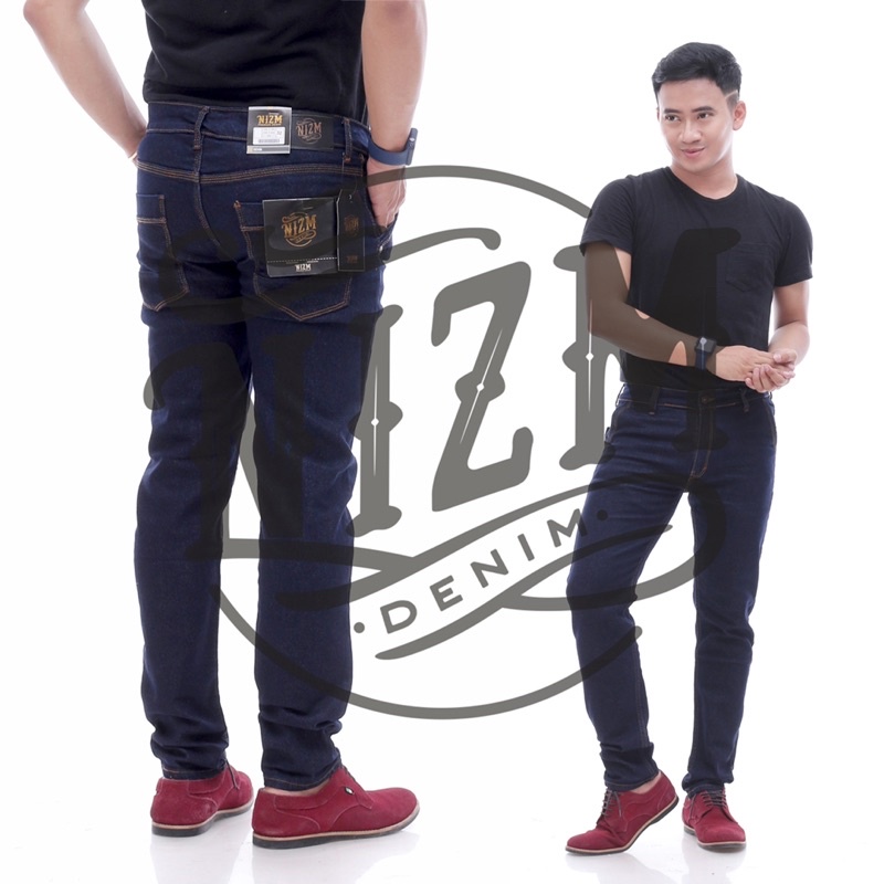 NIZMDENIM CELANA JEANS PRIA SKINY / PENSIL STRETCH NGARET MULUR