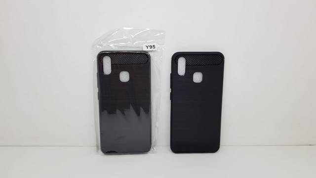 Slim Fit Carbon Vivo Y95 6.22 inchi Soft Case Vivo Y95 Softcase Vivo U1 ANTI MELAR