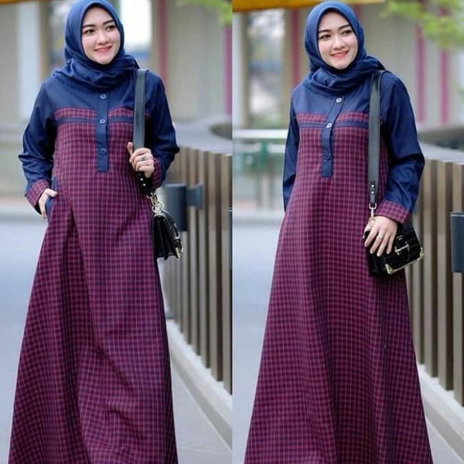 Fashion Muslim Baju Gamis Wanita Terbaru Sabrina Dress Termurah
