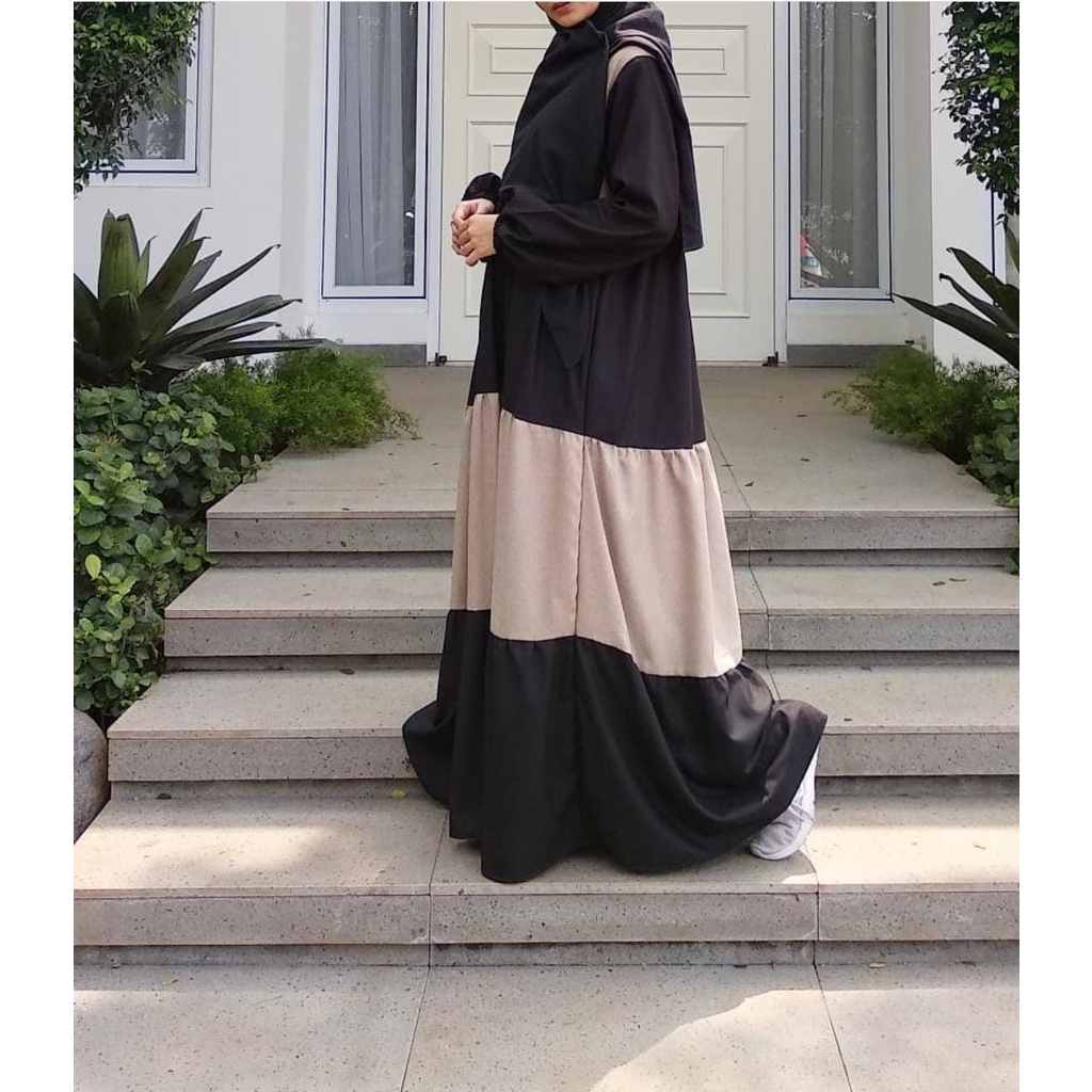 GF  ~ EMILIA MAXI baju muslim wanita ABAYA KEKINIAN GAMIS JUMBO