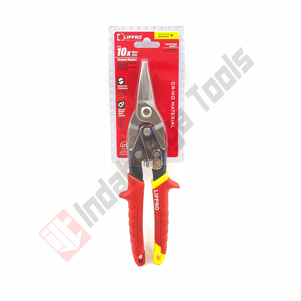 LIPPRO 234-10 Aviation Snip - Gunting Baja Ringan Lurus Hollow