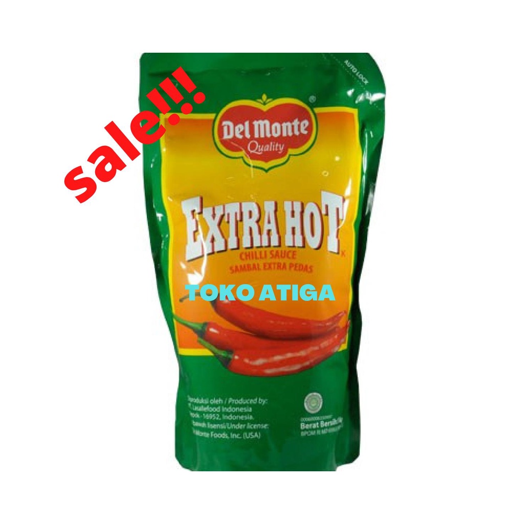 

DELMONTE CHILI EXTRA HOT POUCH UKURAN 1KG