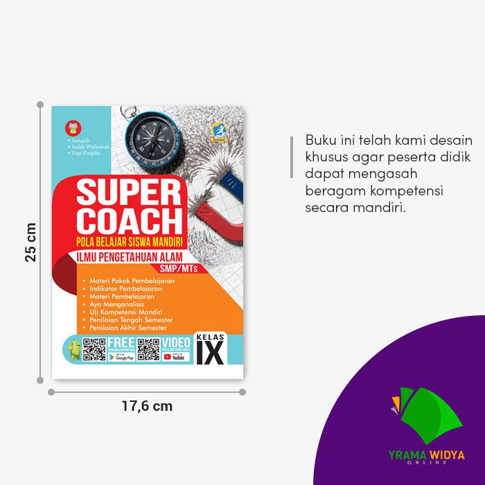Yrama Widya - Buku Super Coach IPA Ilmu Pengetahuan Alam SMP/MTs  Kelas IX-2