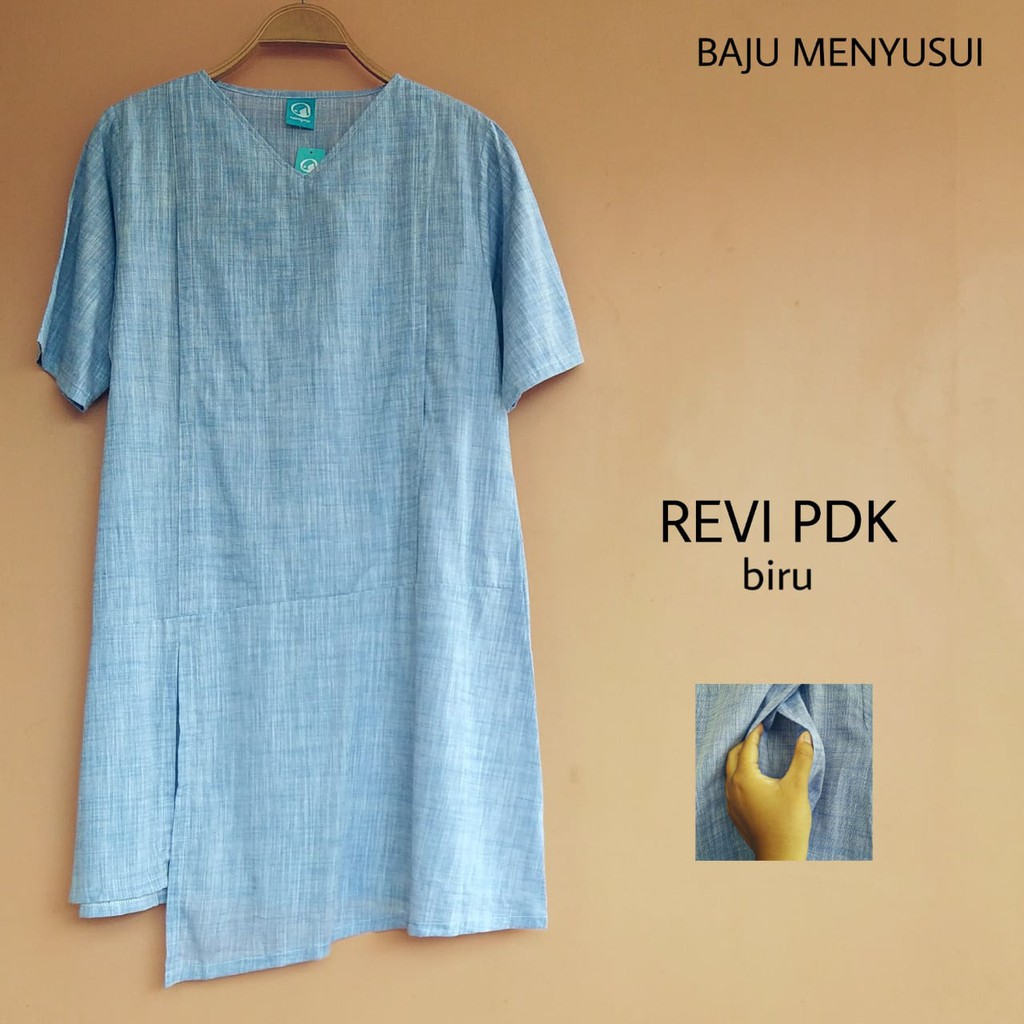 MAMIGAYA Nursing Wear REVI Pendek Baju Menyusui Blouse Nenyusui