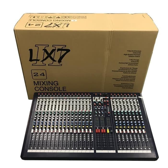 MIXER SOUNDCRAFT LX7II 24CH / LX7 II 24 CHANNEL KUALITAS MANTAP