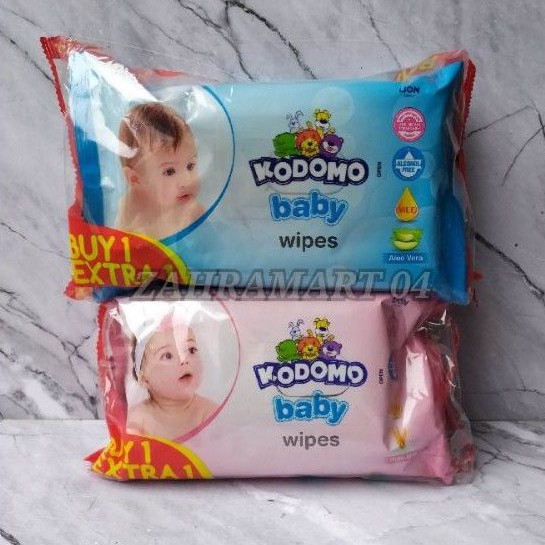 Kodomo Tisue Basah Baby Wipes 50+50's