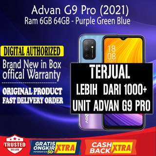 Advan G9 Pro 6GB 64GB Quad Camera Octacore Android 10