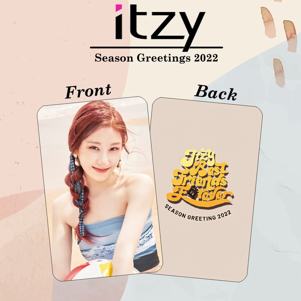 PHOTOCARD ITZY SEASON GREETING 2022