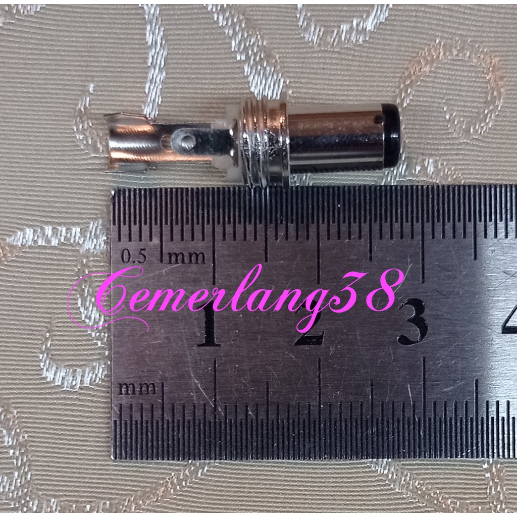 Jack DC buntut 6.0mm x 4.5mm Pria DC Power Socket Jack Solder Connect