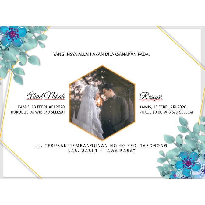 UNDANGAN VIDEO PERNIKAHAN PREMIUM ELEGAN CANTIK / WEDDING INVITATION - TEMPLATE