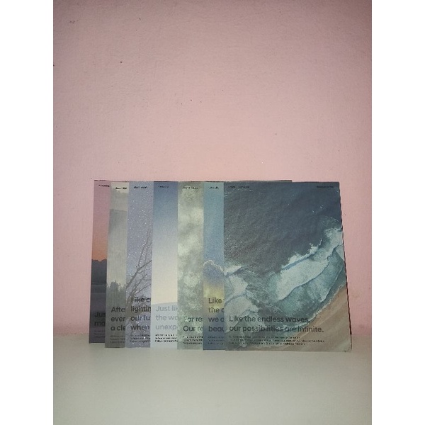 POSTCARD BTS OFFICIAL HYUNDAI