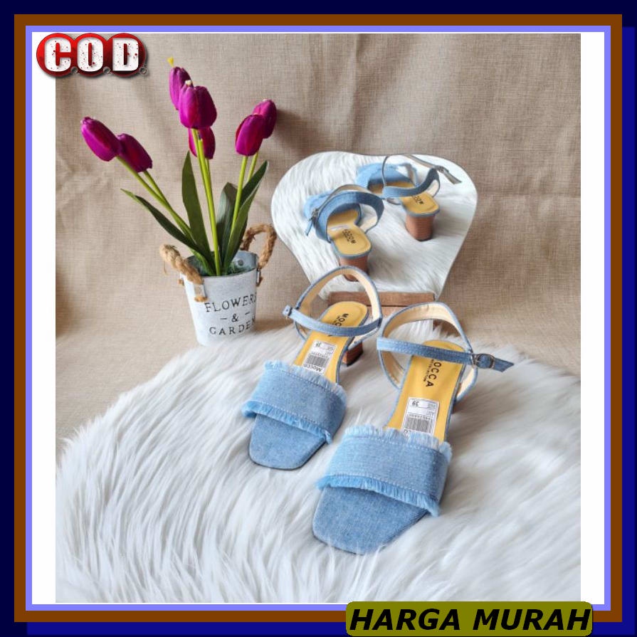 High Heels Jh100 Sepatu Wanita Import Original Terkini Cewek Impo RU102 Hak Tahu Jeans Wanita Dl 46