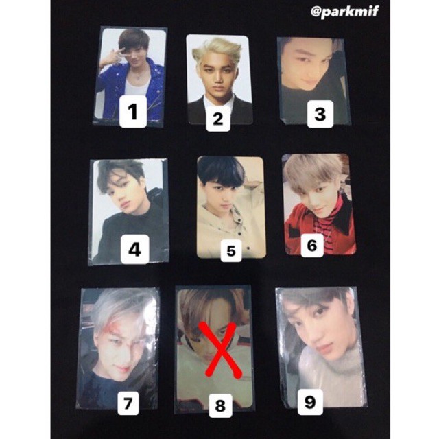 OFFICIAL PHOTOCARD PC KAI EXO