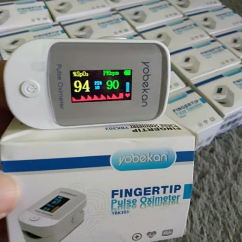 Oxymeter Yobekan Fingertip Pulse Oximeter - Oxymeter LK87 LK88 LK89 Alat Ukur Oksigen Dan Detak Jantung