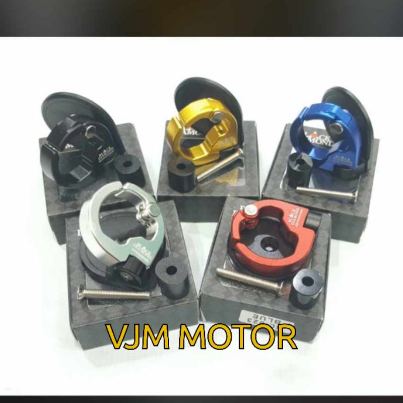 Gantungan motor black diamond Full cnc Matic Nmax aerox Vario Scoopy Dll