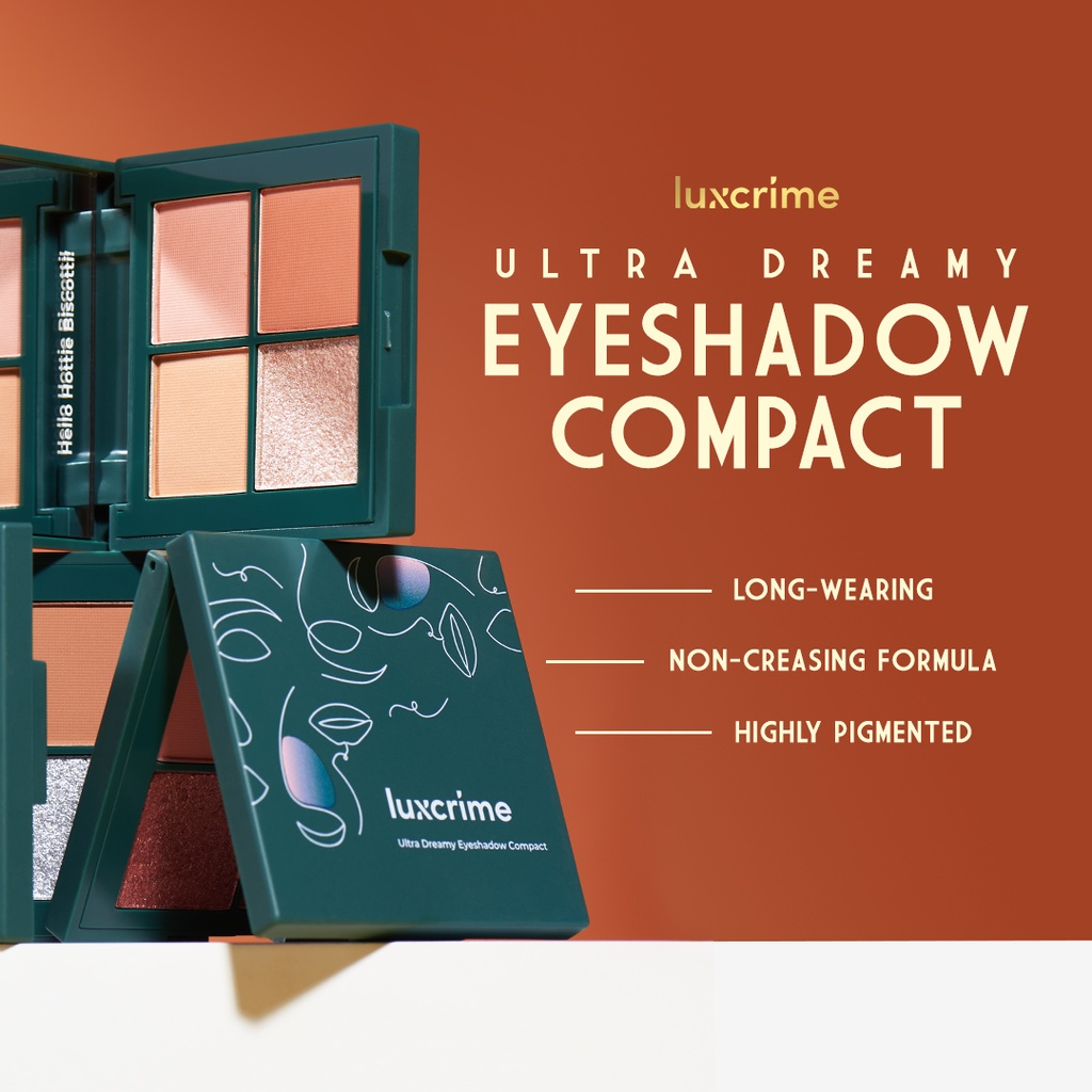 Luxcrime Ultra Dreamy Eyeshadow Compact Rose Cocktail