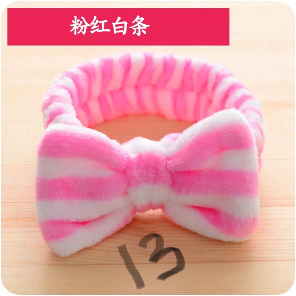 ⭐Bobastore⭐ Bando Korea Fashion Rambut Pita Bendo Elastis Wanita Rajut Anak Hairband Bandana Motif R027-BANDO MOTIF PITA 13