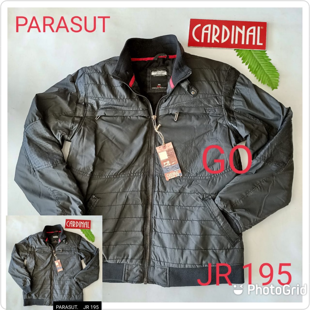 gof CARDINAL  JAKET KAOS PARASUT Cowok Casual Jaket Pria Keren Jaket Kekinian