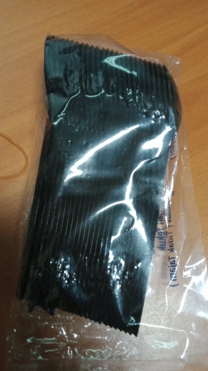 Sendok Makan Hitam 25 Pcs Per Pack Plastik Panjang Murah Trifinity
