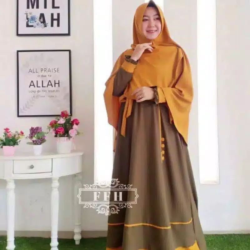 KARISSA SYARI // YASMIN SYARI // GAMIS SYARI CREPE // KHADIJAH SYARI